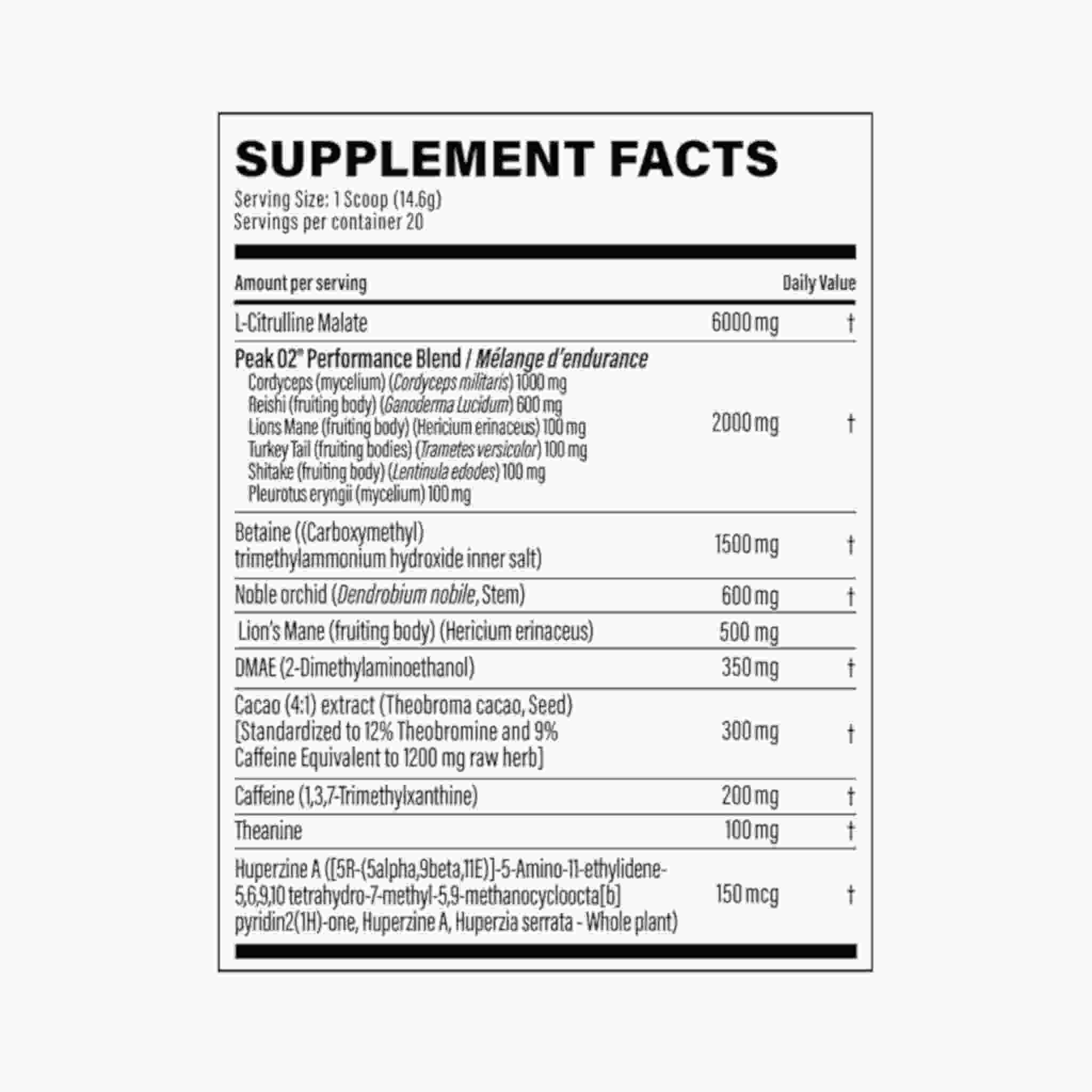 NUTRABOLICS SUPERNOVA INFINITE PRE-WORKOUT