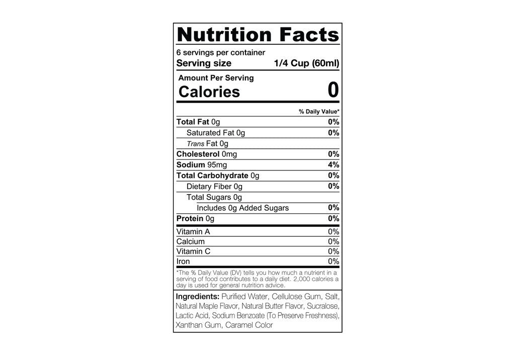 SINISTER LABS SINFIT PANCAKE Syrup (0 cal!) 355 ml.