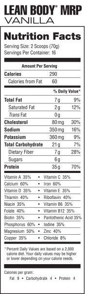 Labrada Lean Body rtd 500 ml.