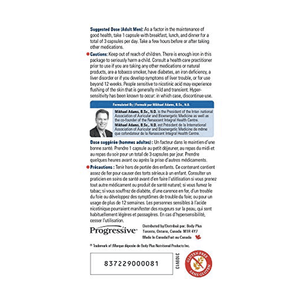 Progressive Multi Vitamin Adult Men 60 caps.