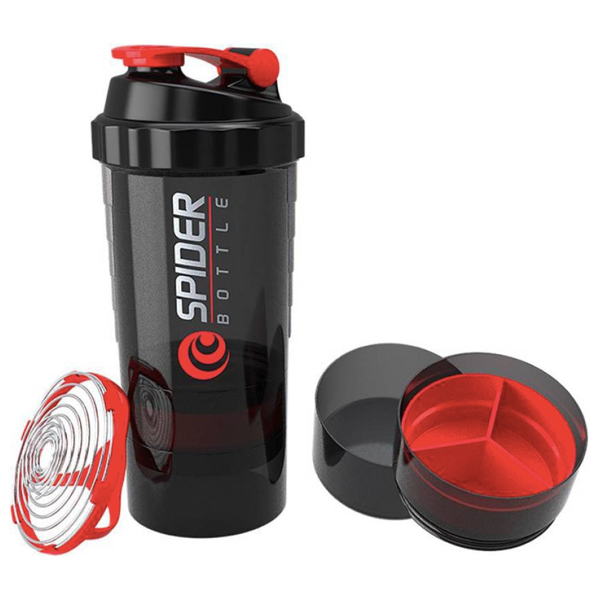 Spider Bottle 600 ml Red