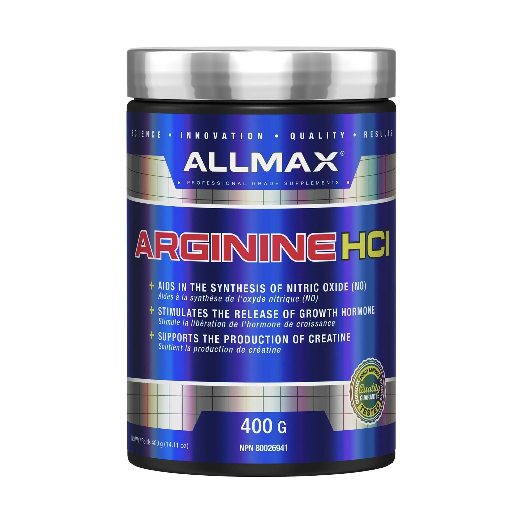 Allmax L- Arginine HCL.