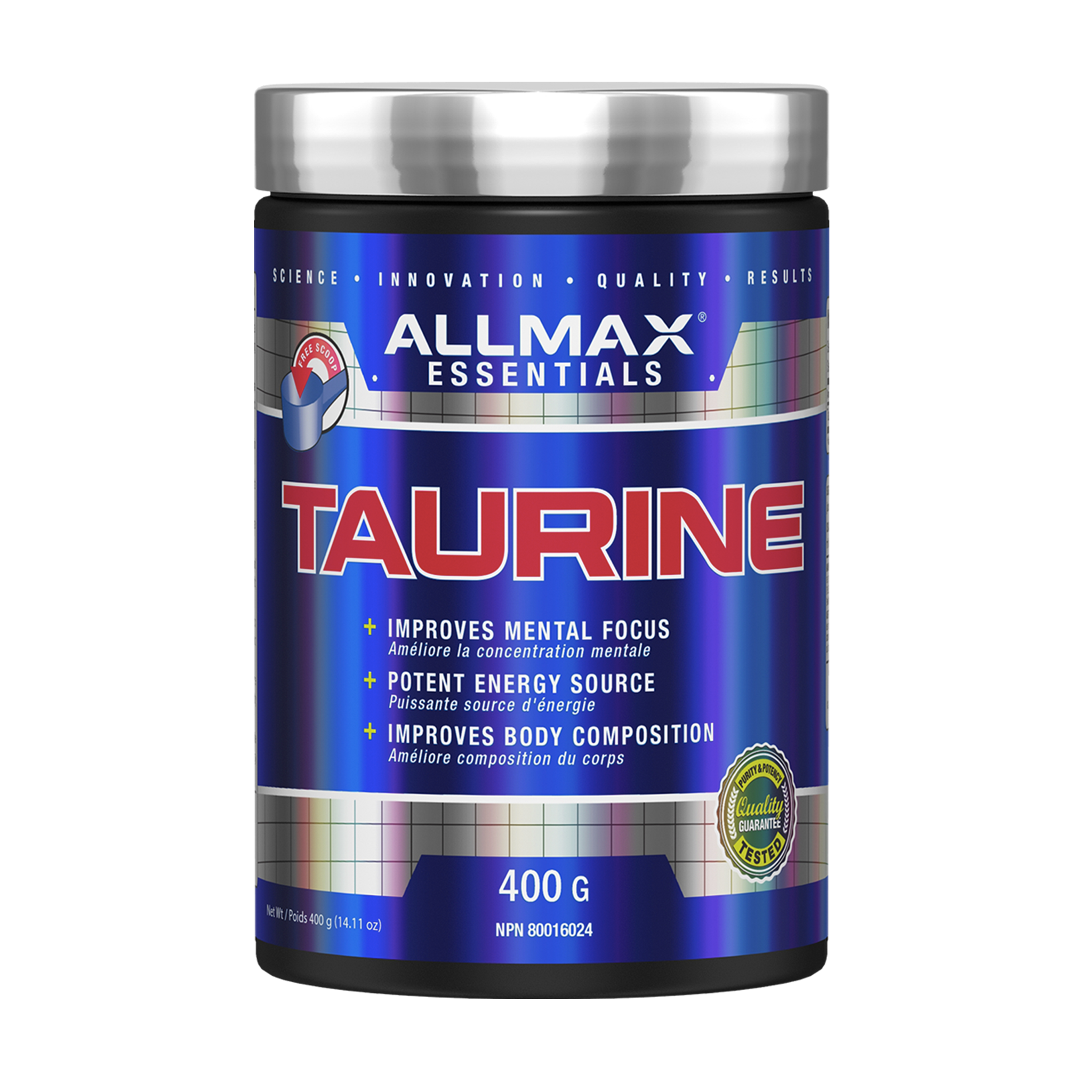 Allmax Taurine 400 gm.