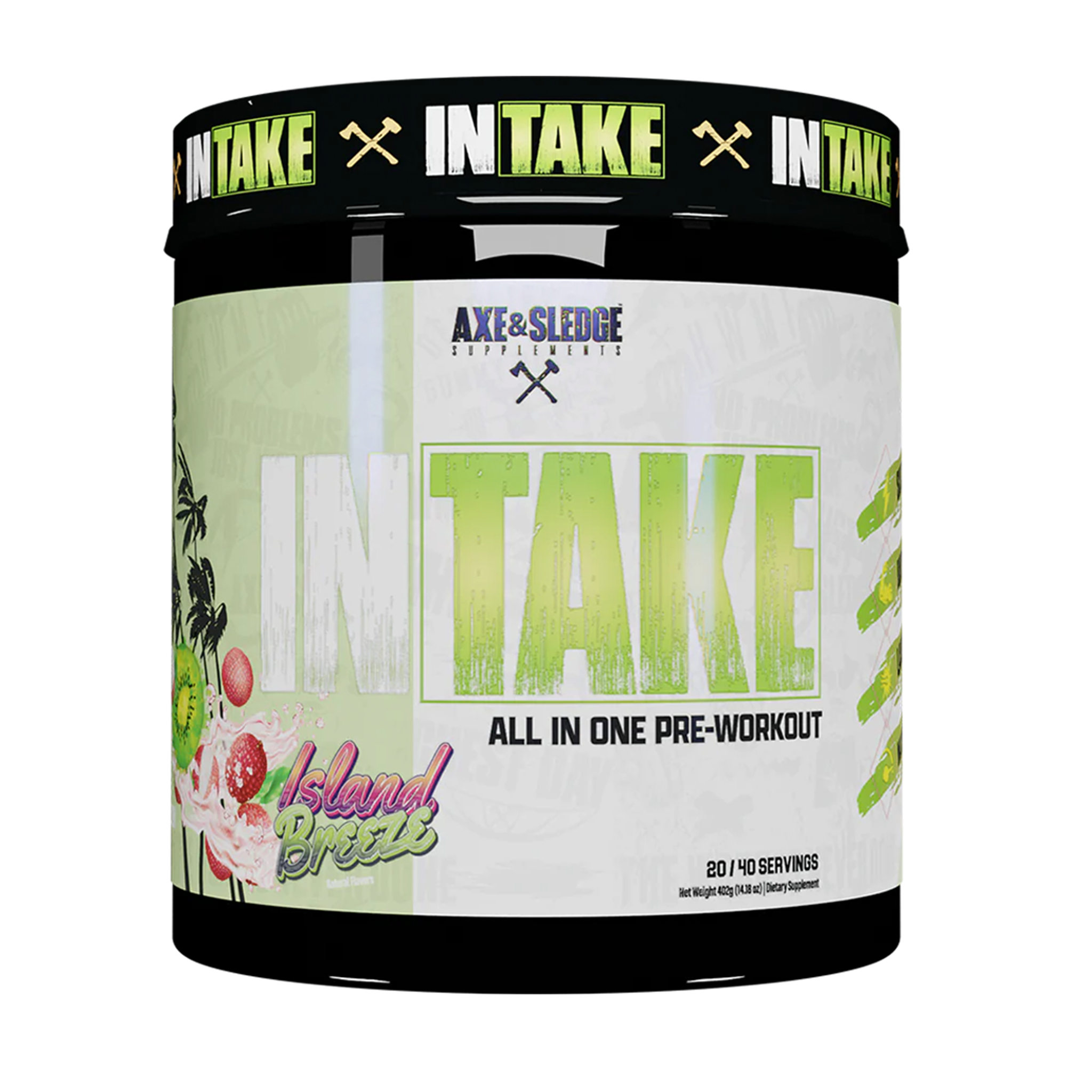 AXE & SLEDGE INTAKE ALL IN ONE PRE-WORKOUT 20/40 serv.