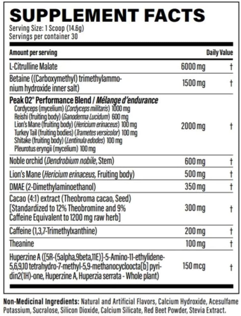 NUTRABOLICS SUPERNOVA INFINITE PRE-WORKOUT 30 serv. **BEST BY 03-09/2023**