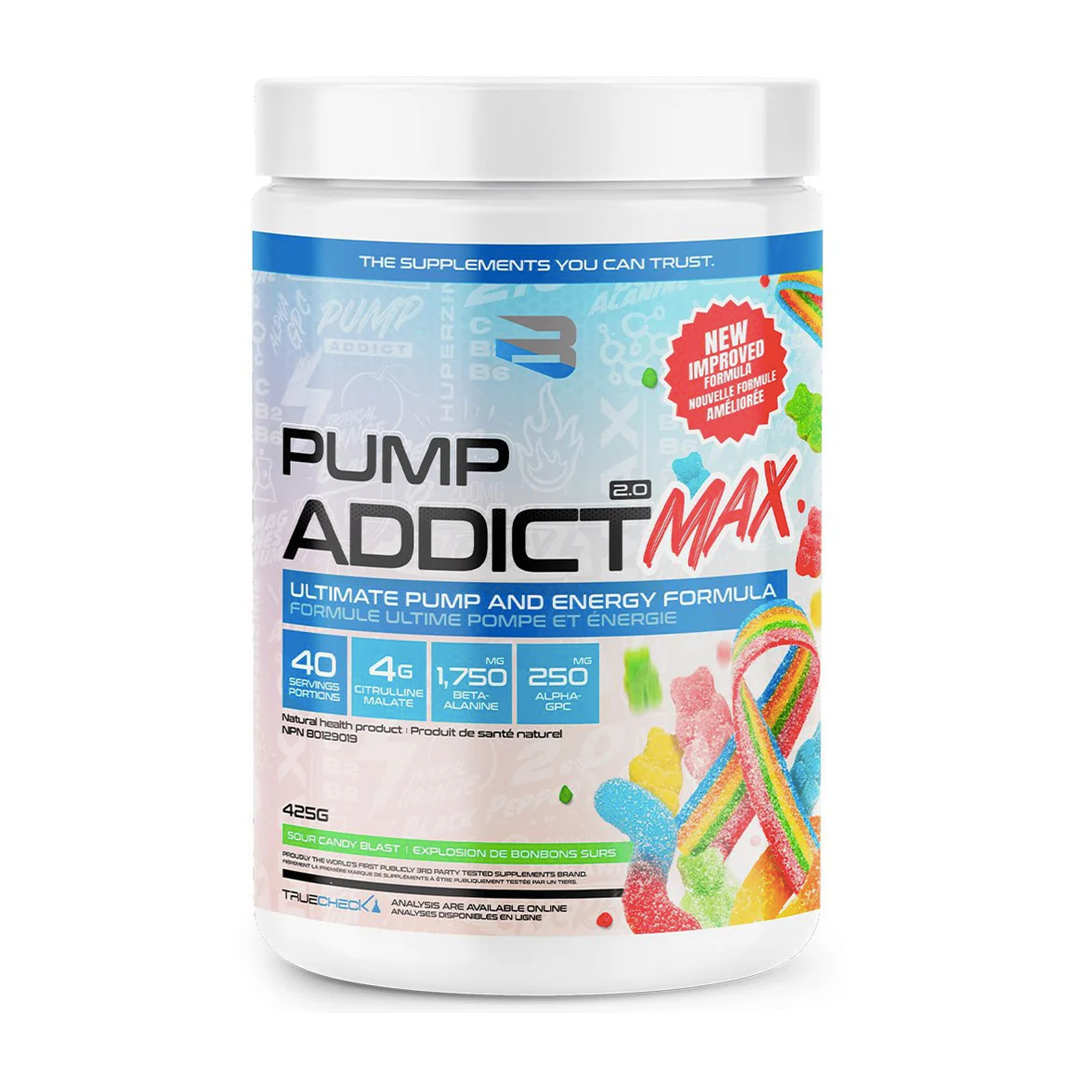 BELIEVE PUMP ADDICT MAX PRE-WORKOUT 40 serv.