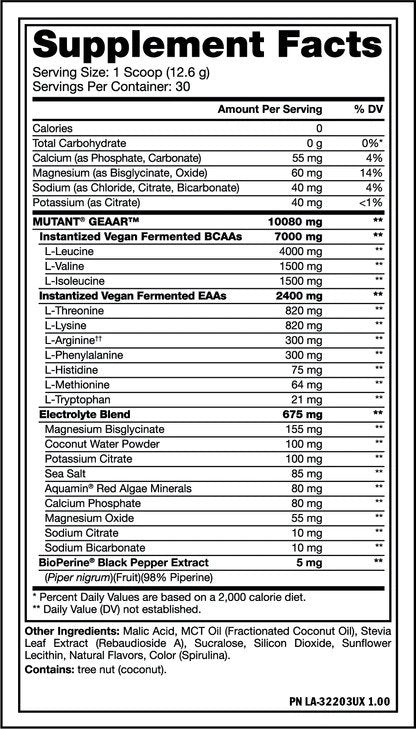 MUTANT GEAAR 400G (ESSENTIAL AMINO ACIDS)