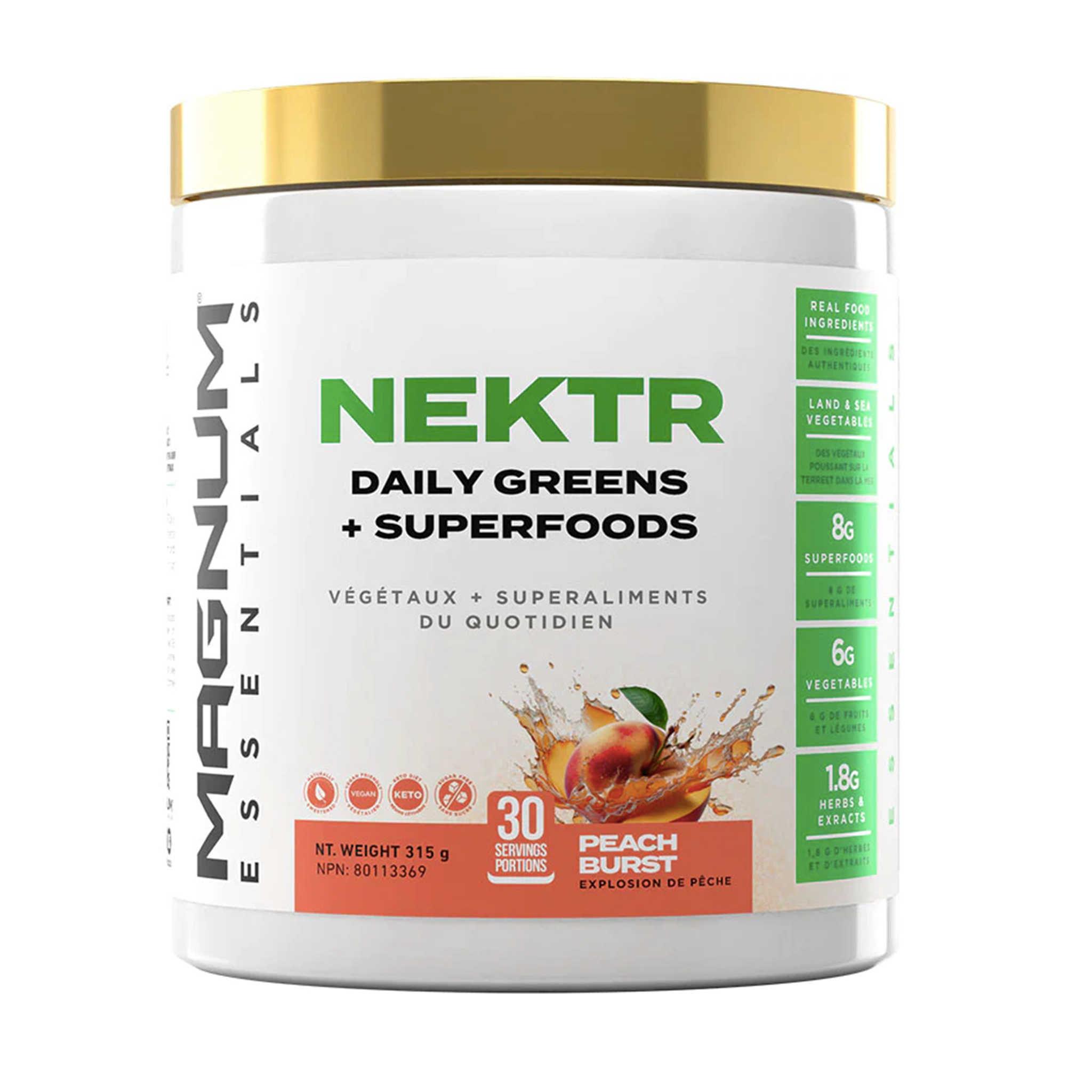 MAGNUM NEKTR DAILY GREENS + SUPERFOODS 30 serv.