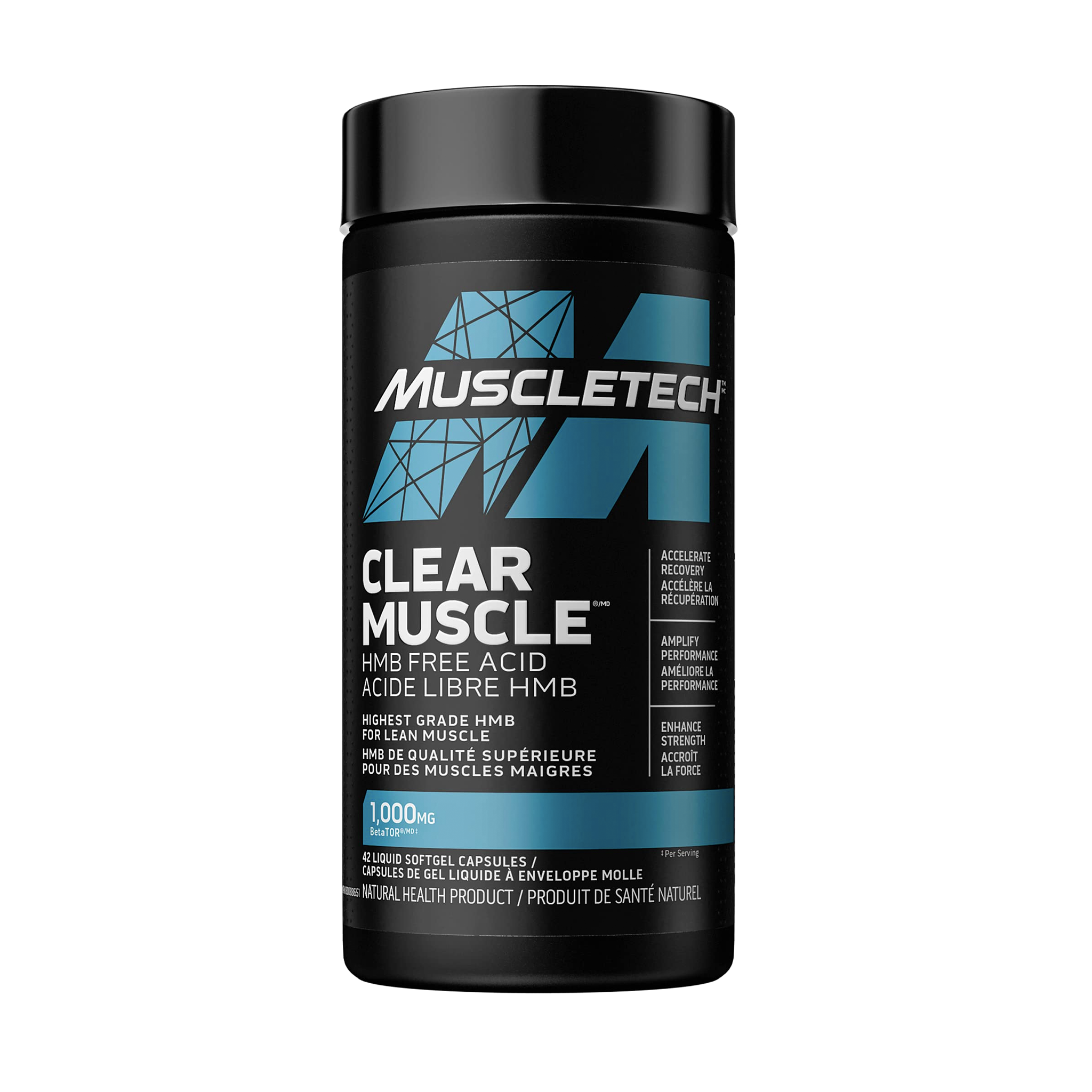 MUSCLETECH CLEAR MUSCLE HMB 1000 mg. 42 caps.