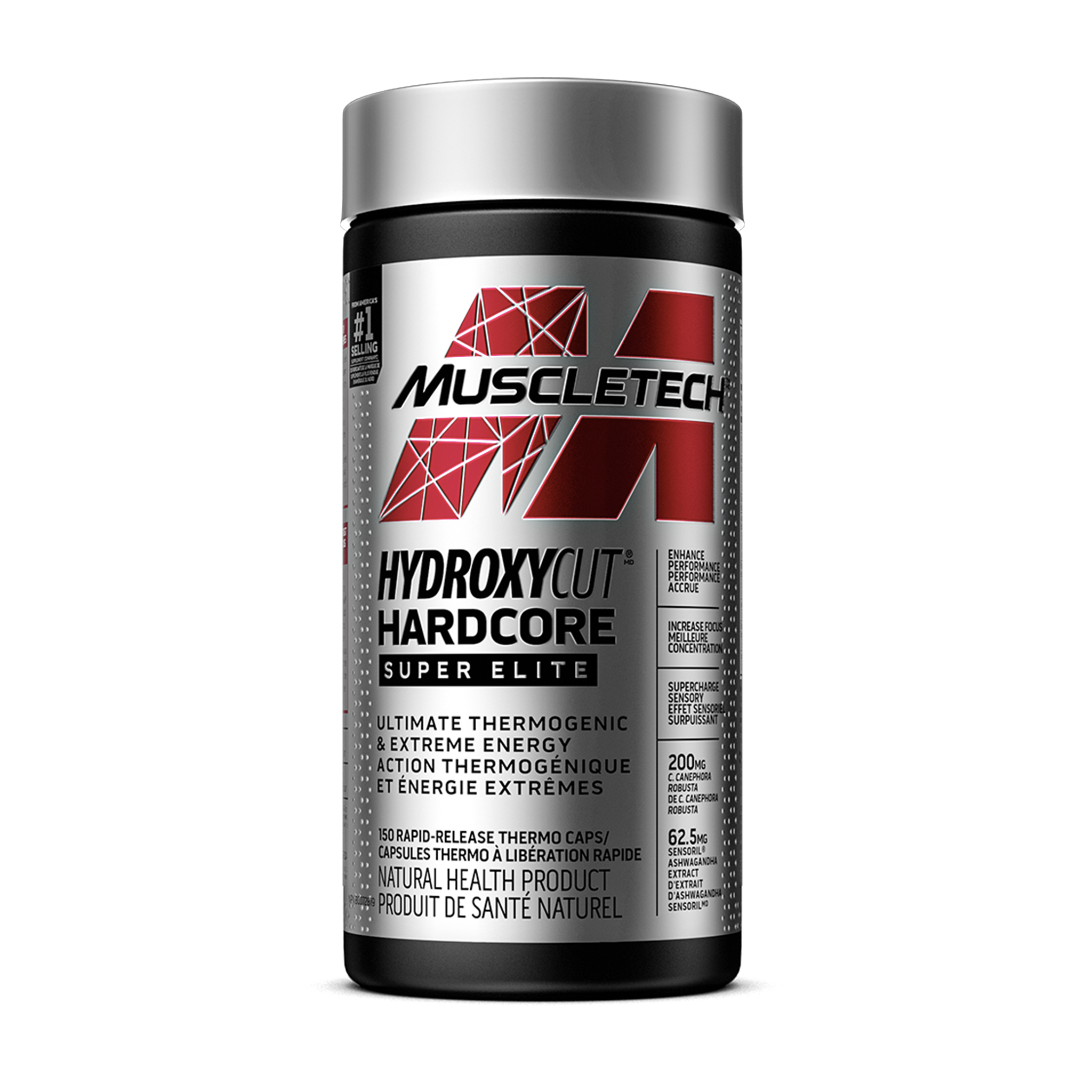 MUSCLETECH HYDROXYCUT SUPER ELITE 150 caps.