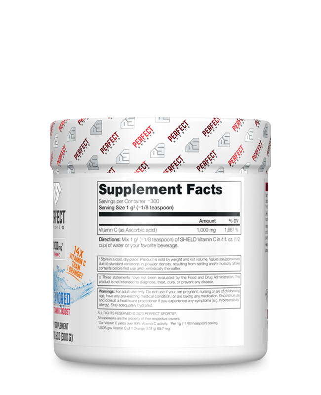 PERFECT SPORTS SHIELD VITAMIN C 300 gm.