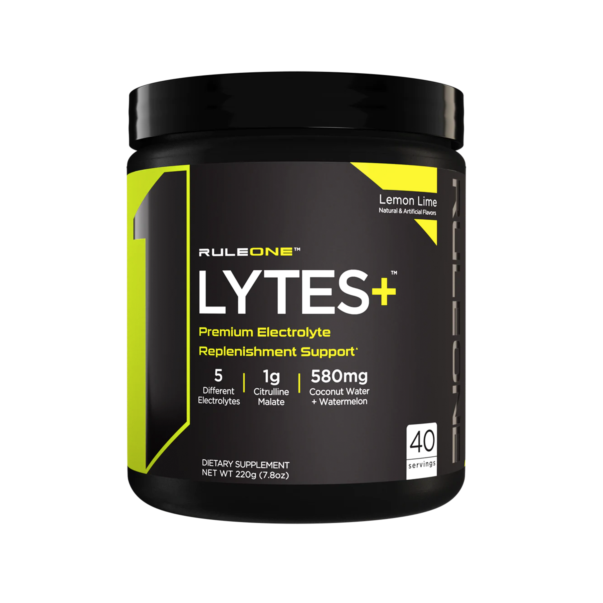 RULE1 LYTES+ LEMON LIME 220 gm.