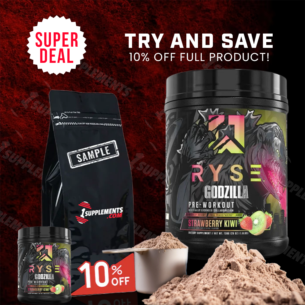 SAMPLE & SAVE RYSE GODZILLA PRE-WORKOUT- 4 SERVINGS