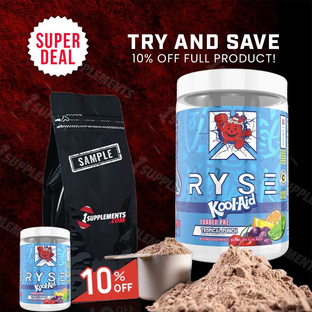 SAMPLE & SAVE ORIGINAL RYSE PRE-WORKOUT- 4 SERVINGS