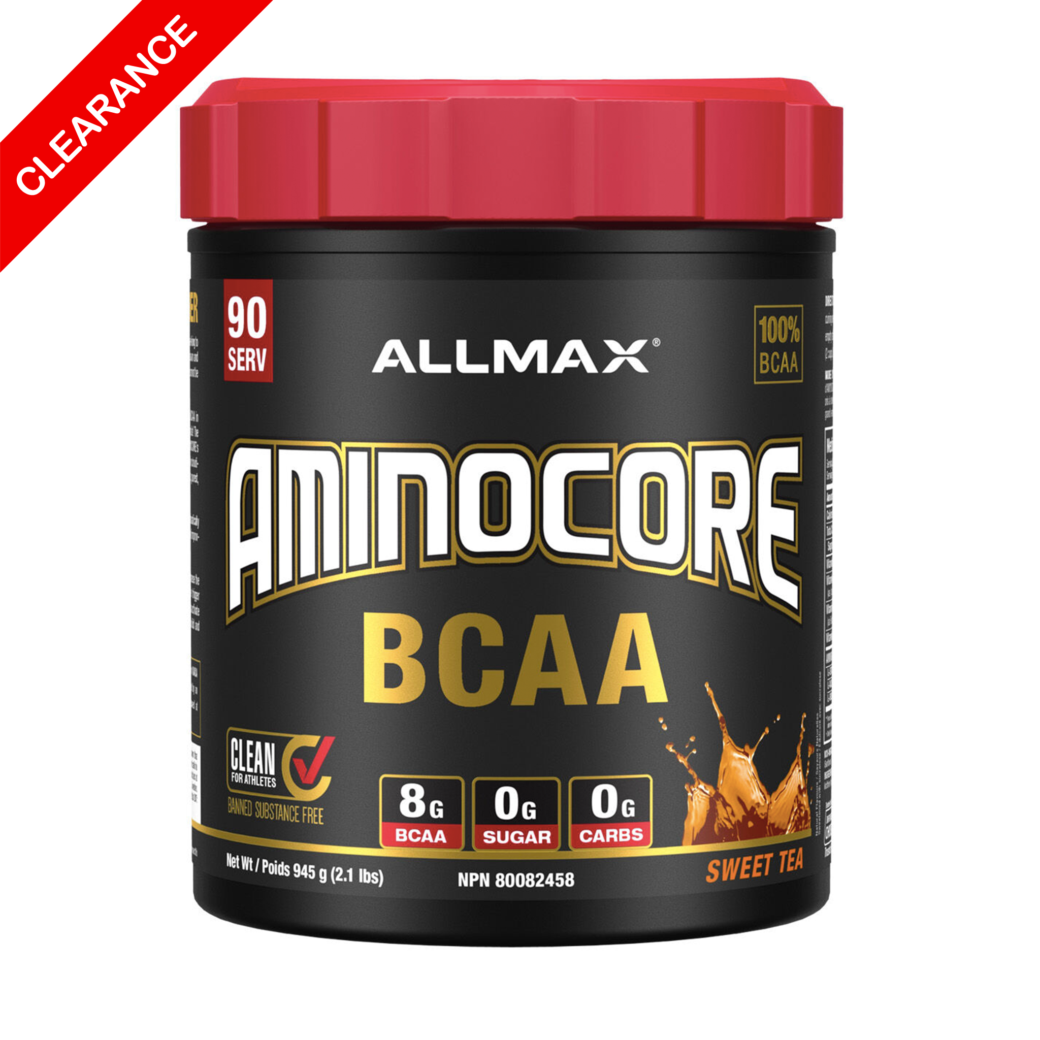 ALLMAX AMINOCORE BCAA 90 serv. **BEST BY 11/2024**
