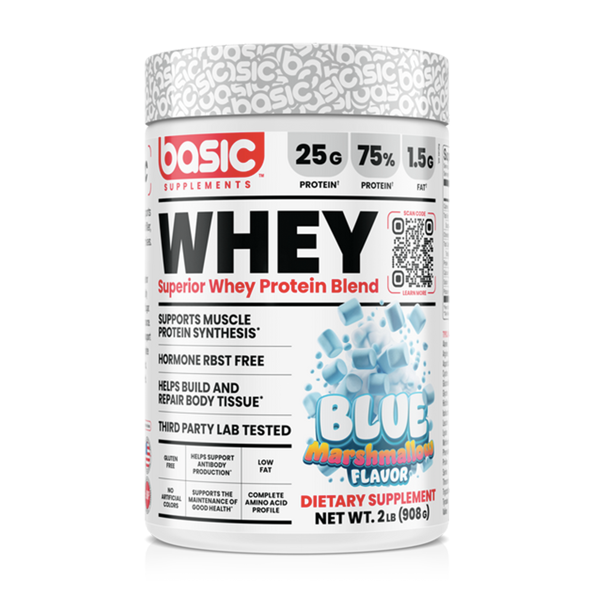 Reach your fitness goals with Basic Superior Whey Protein Blend, ideal for post-workout recovery. Best prices at 1supplements.com!