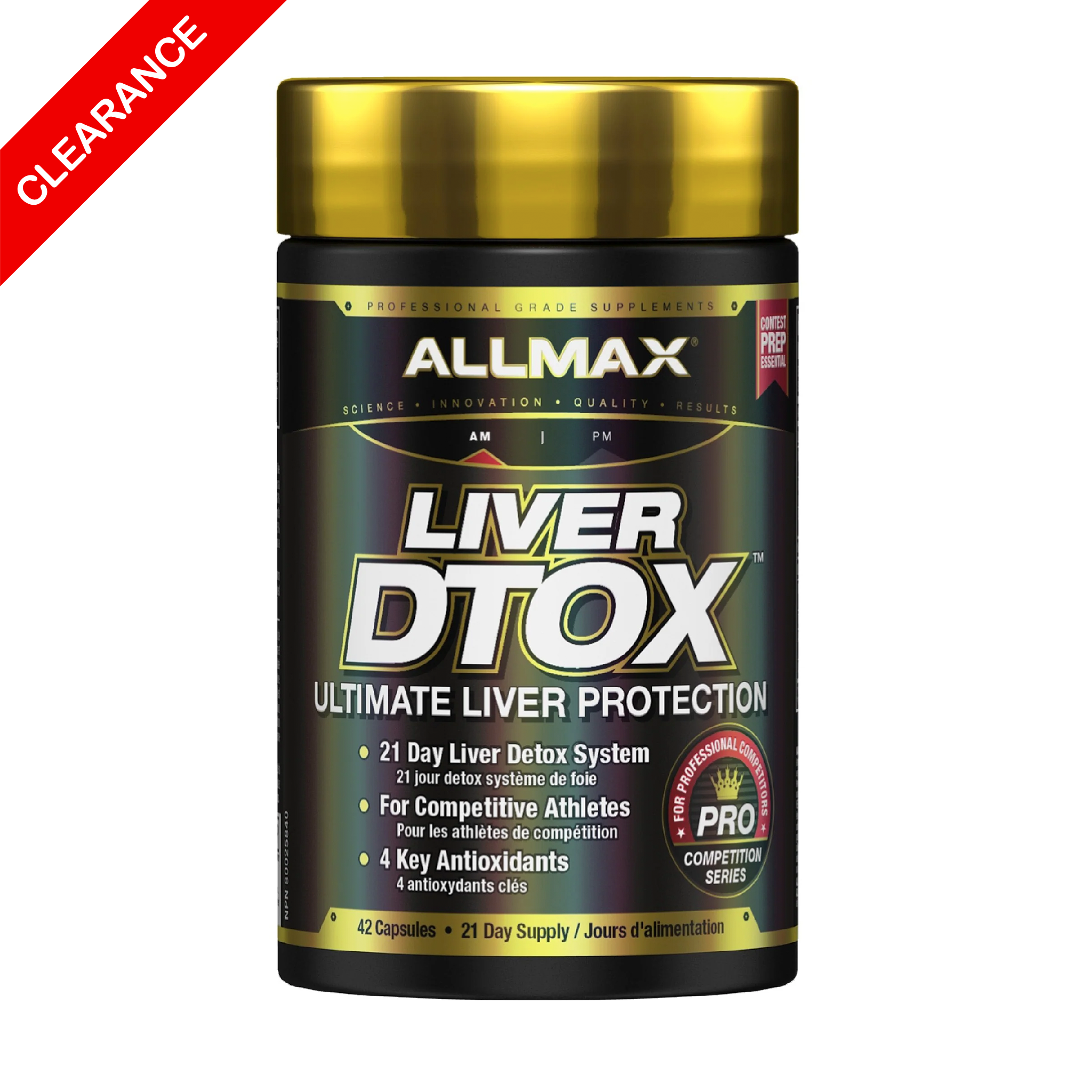 ALLMAX LIVER D-TOX 42 caps. **BEST BY 08-10/2023**