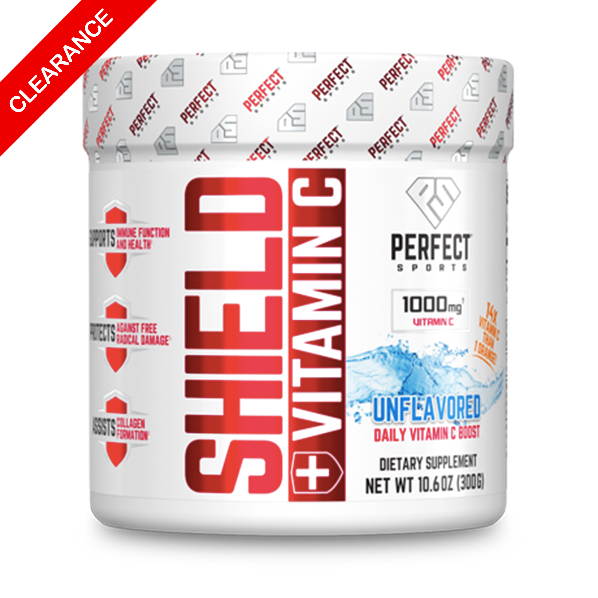 PERFECT SPORTS SHIELD VITAMIN C 300 gm. **BEST BY 08/2023**