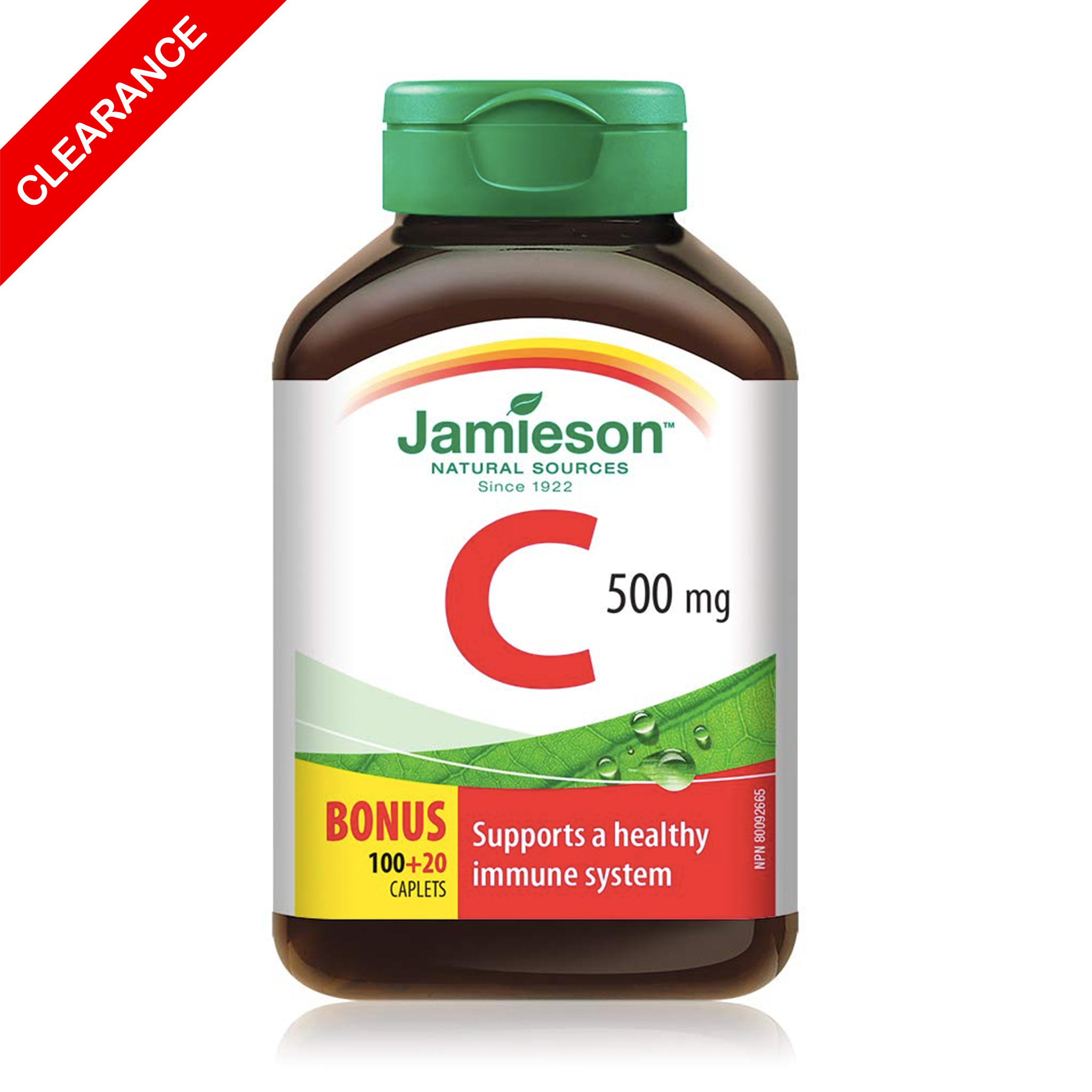 JAMIESON VITAMIN C 500mg 120 caps. **BEST BY 01/2023**