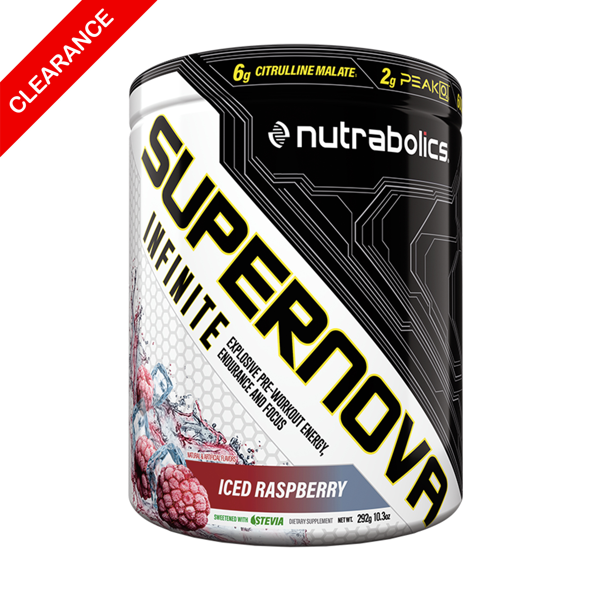 NUTRABOLICS SUPERNOVA INFINITE PRE-WORKOUT 30 serv. **BEST BY 03-09/2023**