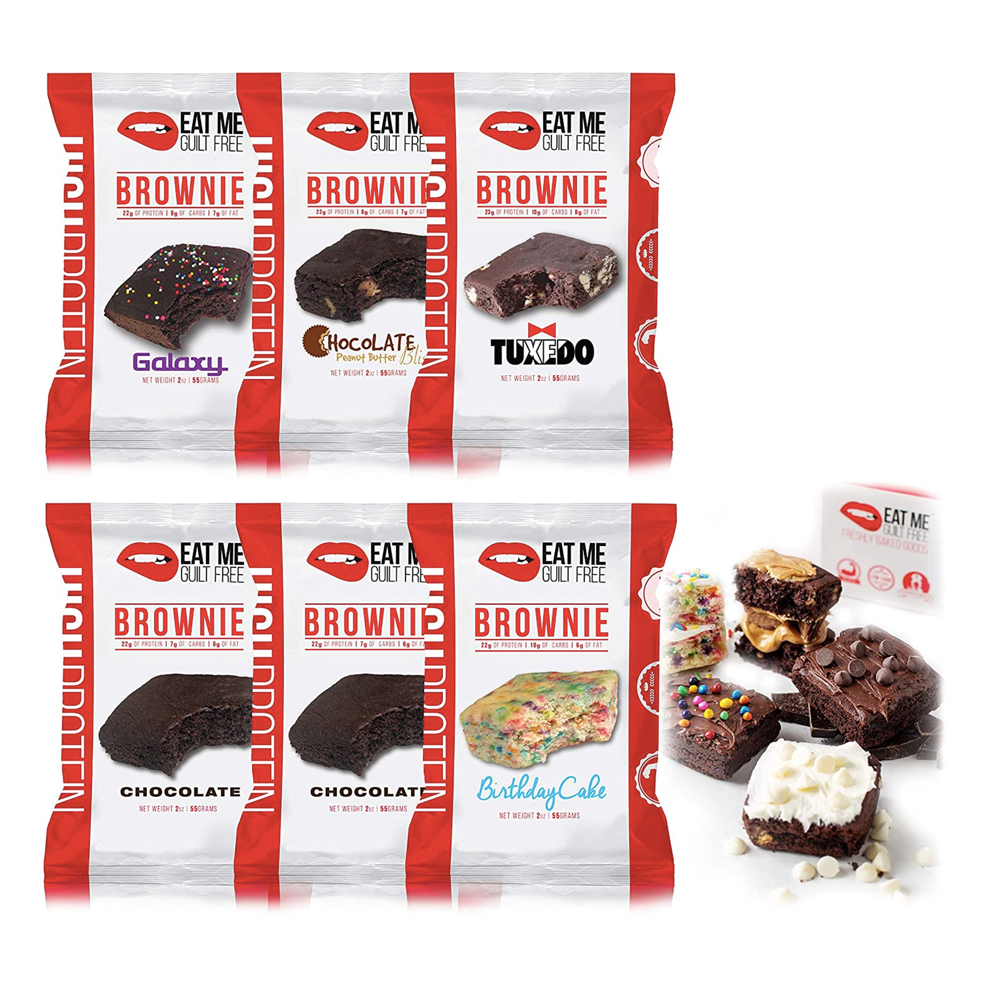 EAT ME GUILT FREE BROWNIE 55 gm.