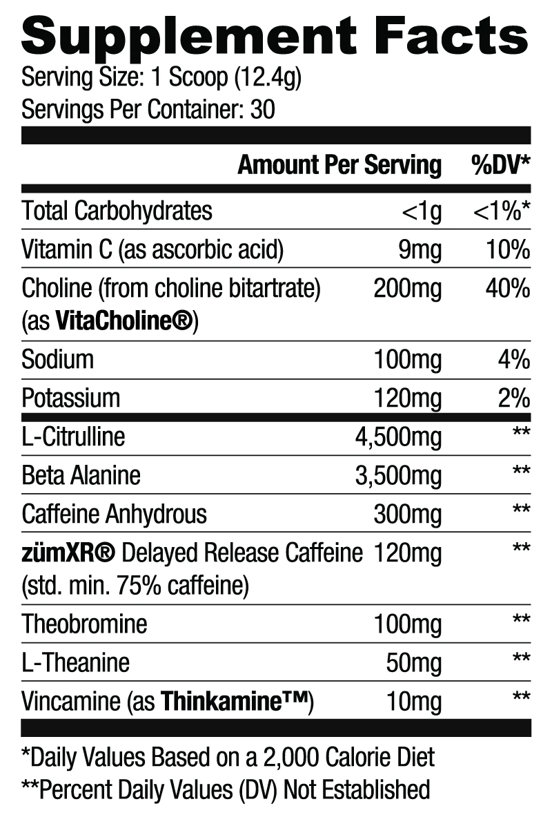 RYSE ORIGINAL PRE-WORKOUT 30 serv.