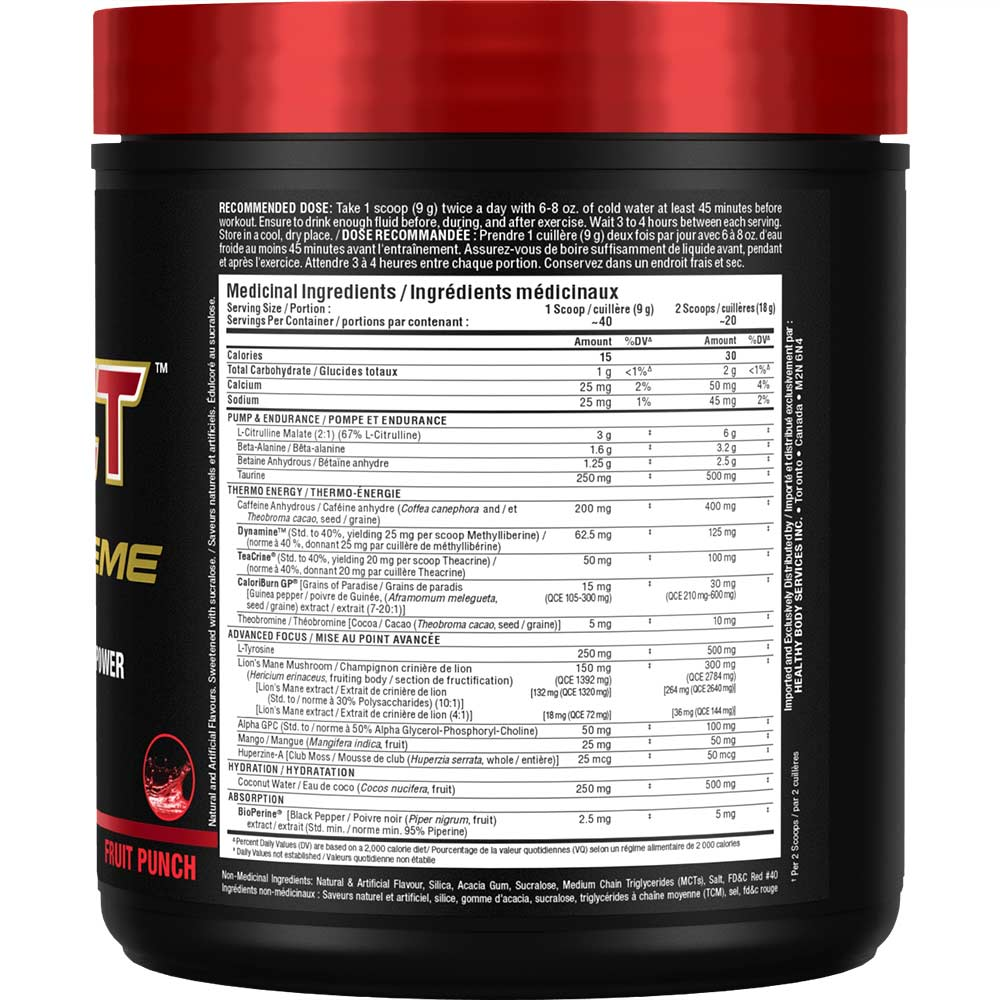 ALLMAX IMPACT IGNITER XTREME 40 serv. **BEST BY 09/2024**