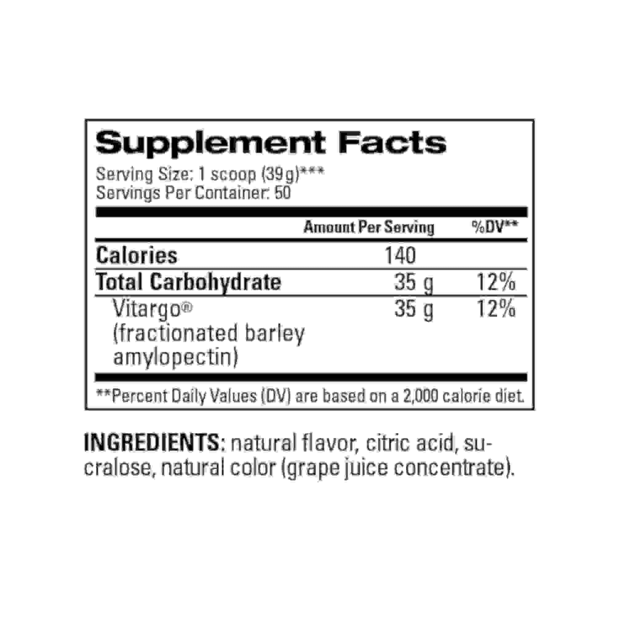 Vitargo Carbohydrate 4 lb.