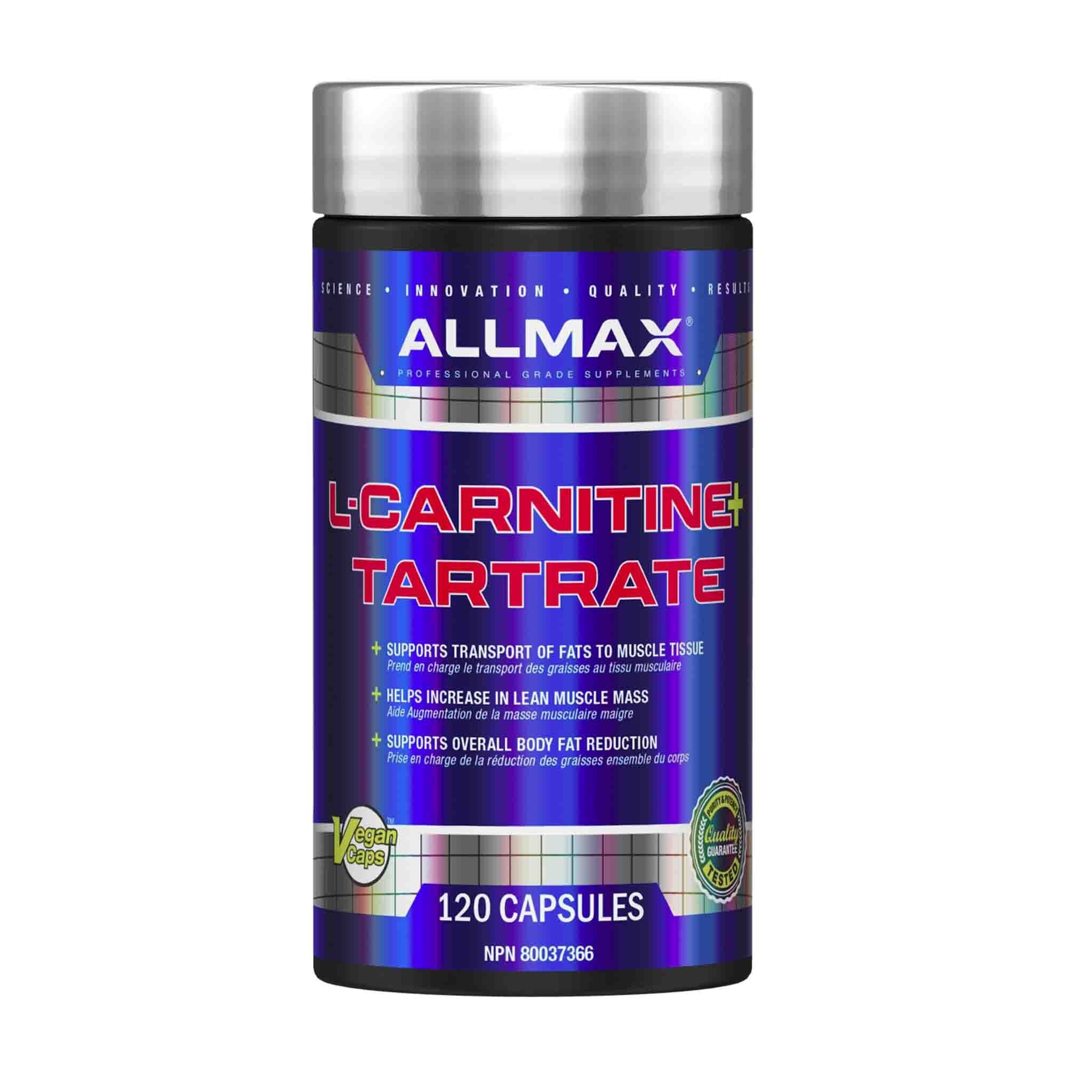 Allmax L-carnitine+ 500 mg. 120 caps.