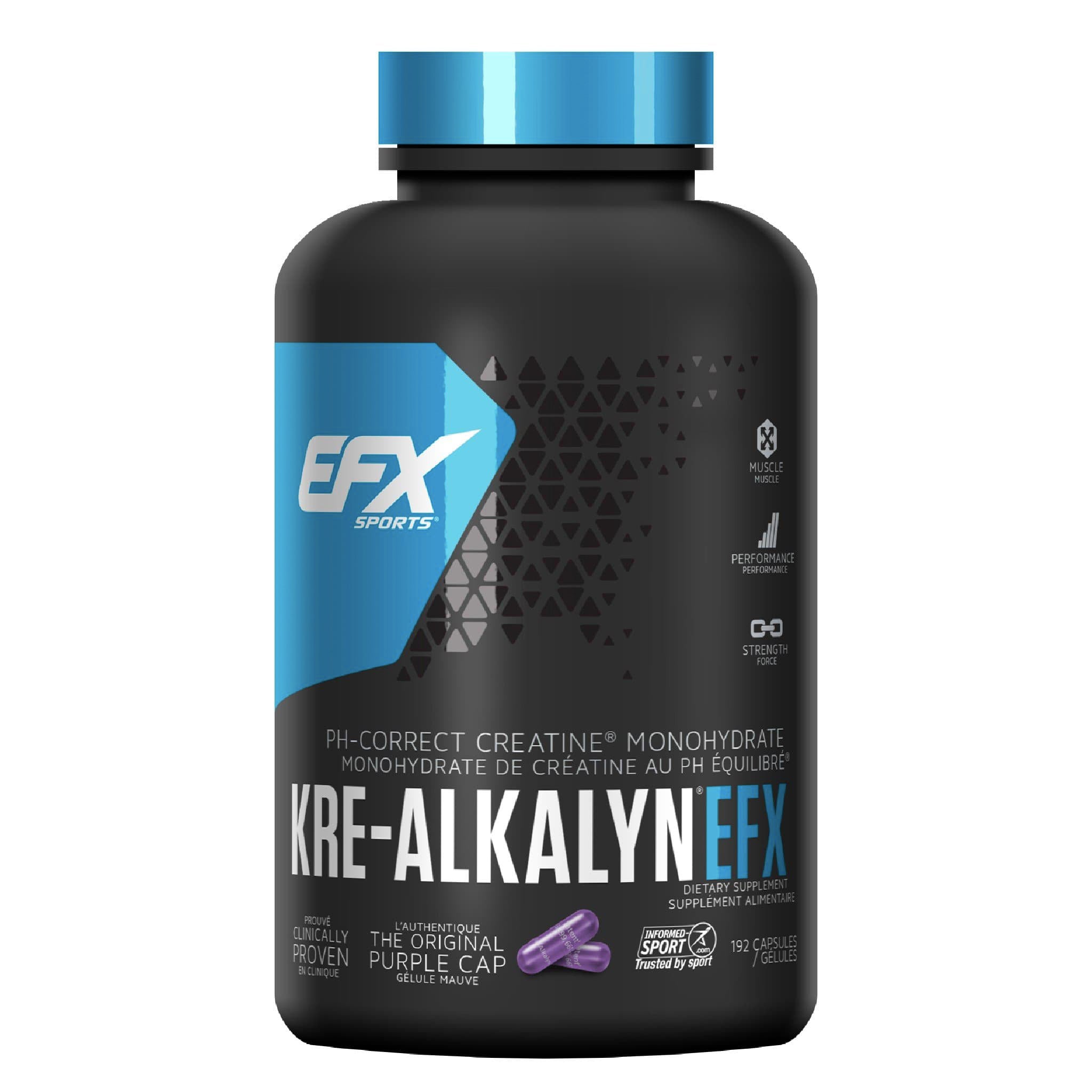 EFX Kre-Alkalyn 750mg 192 caps