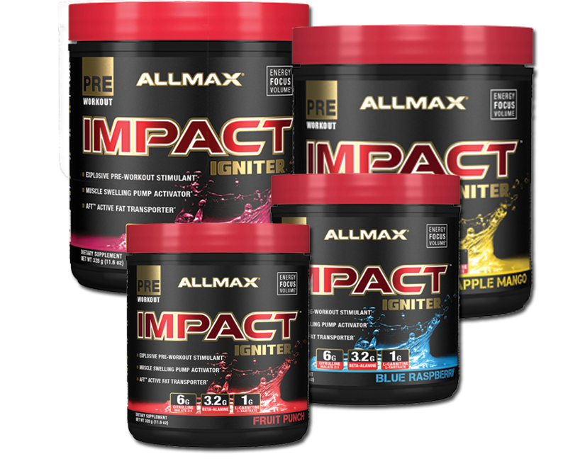 Allmax IMPACT IGNITER preworkout 328 gm.