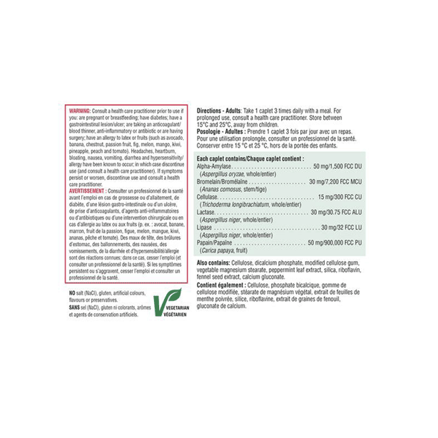 JAMIESON Digestive Enzymes 90 caps.