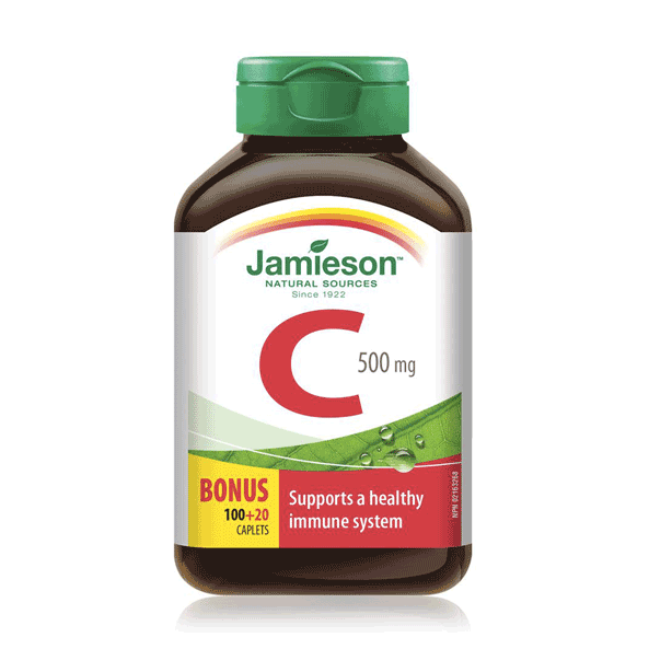 JAMIESON VITAMIN C 500 mg. 120 caps.