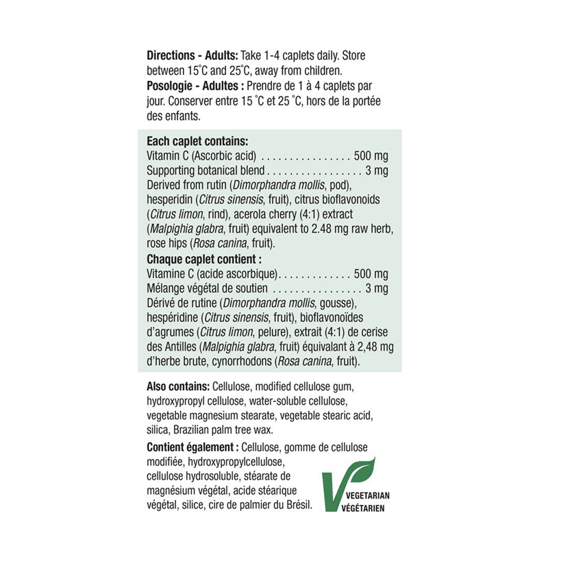 JAMIESON VITAMIN C 500 mg. 120 caps.