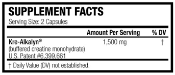 EFX Kre-Alkalyn 750mg 192 caps