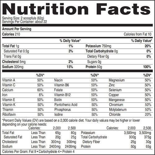 NATURES BEST ISOPURE 3 lb.