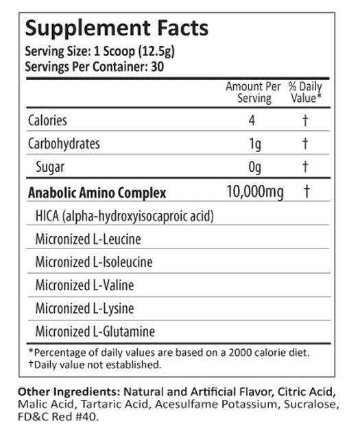 NUTRABOLICS ANABOLIC STATE BCAA (+GLUTAMINE) 30 SERVING