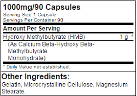 Optimum Nutrition HMB 1000 90 Caps